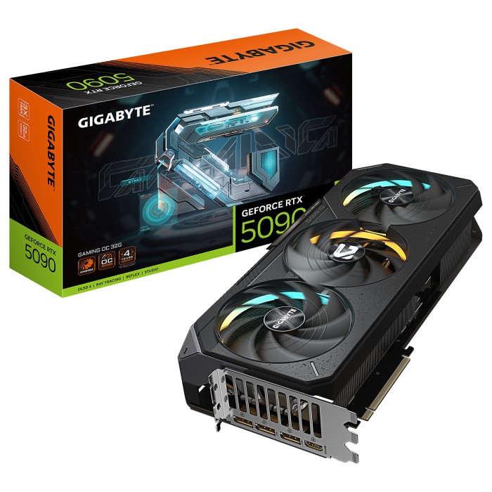 Gigabyte GeForce RTX 5090 GAMING OC 32G - CARTE GRAPHIQUE Gigabyte GeForce RTX 5090 GAMING OC 32G - CARTE GRAPHIQUE