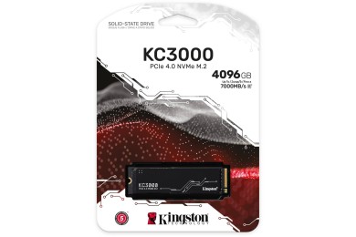 Kingston KC3000 4 To PCIe 4.0 NVMe M.2 - SSD Kingston KC3000 4 To PCIe 4.0 NVMe M.2 - SSD