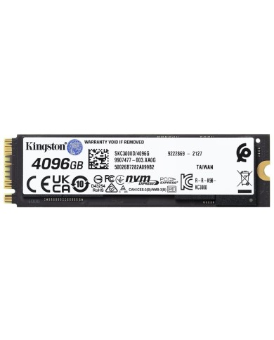 Kingston KC3000 4 To PCIe 4.0 NVMe M.2 - SSD Kingston KC3000 4 To PCIe 4.0 NVMe M.2 - SSD