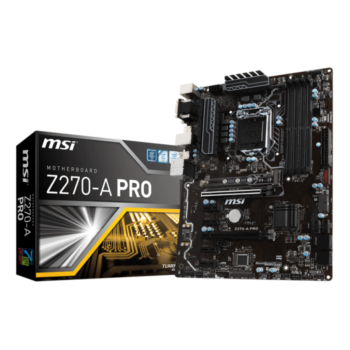MSI Z270-A PRO | Carte Mère MSI Z270-A PRO | Carte Mère