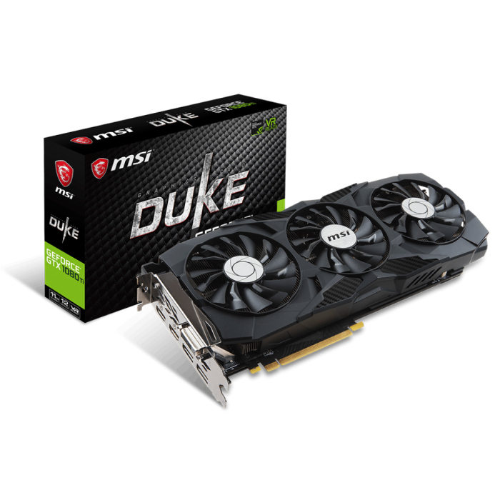 GeForce GTX 1080 Ti DUKE 11G OC | Carte Graphique 11 Go GDDR5X | PCGAMERCASA GeForce GTX 1080 Ti DUKE 11G OC | Carte Graphique 11 Go GDDR5X | PCGAMERCASA