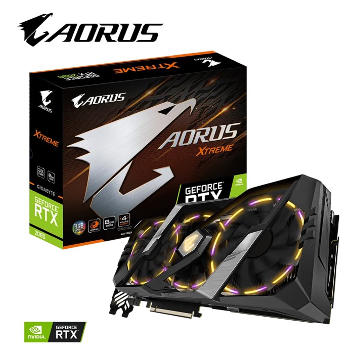 AORUS GeForce RTX™ 2080 XTREME 8G | Carte Graphique AORUS GeForce RTX™ 2080 XTREME 8G | Carte Graphique