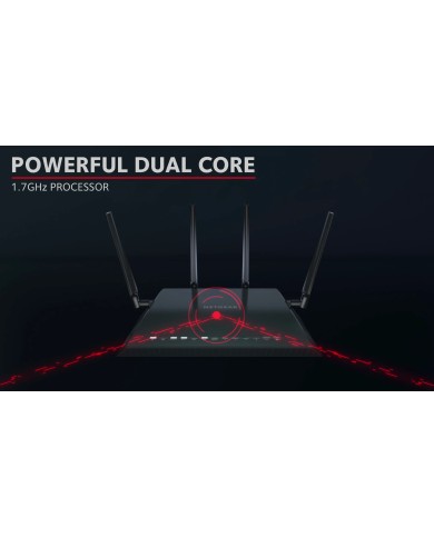 NETGEAR AC2600 Nighthawk X4S – Routeur Wi-Fi Intelligent avec MU-MIMO et Quad Stream | PCGAMERCASA