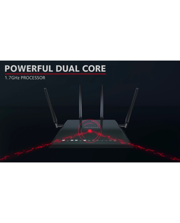 NETGEAR AC2600 Nighthawk X4S – Routeur Wi-Fi Intelligent avec MU-MIMO et Quad Stream | PCGAMERCASA NETGEAR AC2600 Nighthawk X4S – Routeur Wi-Fi Intelligent avec MU-MIMO et Quad Stream | PCGAMERCASA