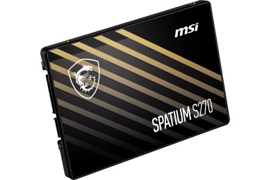 MSI SPATIUM S270 960GB SSD SATA 2.5 - Disque SSD Interne MSI SPATIUM S270 960GB SSD SATA 2.5 - Disque SSD Interne