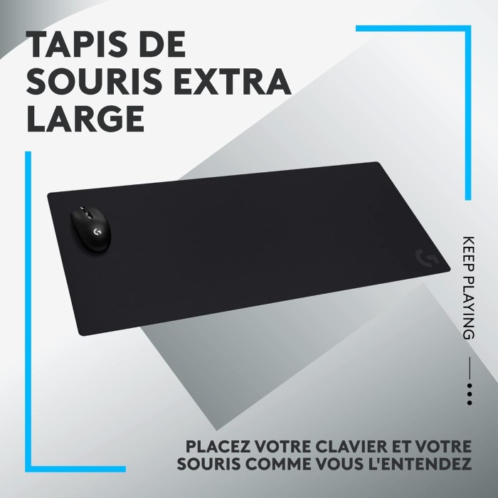 Tapis de Souris Gaming Logitech G840 XL – Précision et Stabilité Tapis de Souris Gaming Logitech G840 XL – Précision et Stabilité