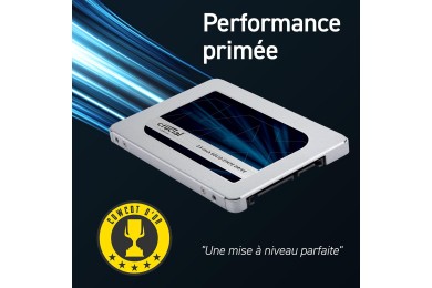 Crucial MX500 2.5" SSD 2000GB - Disque SSD interne