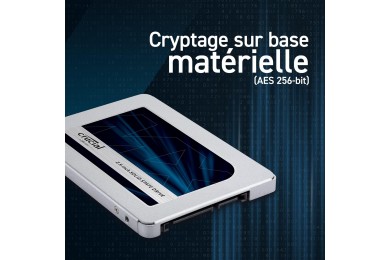 Crucial MX500 2.5" SSD 2000GB - Disque SSD interne