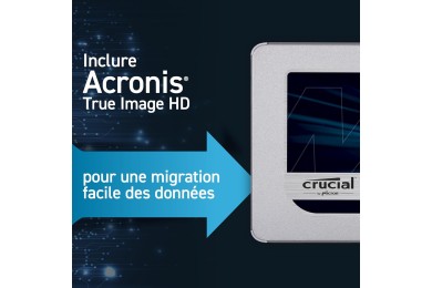 Crucial MX500 2.5" SSD 2000GB - Disque SSD interne