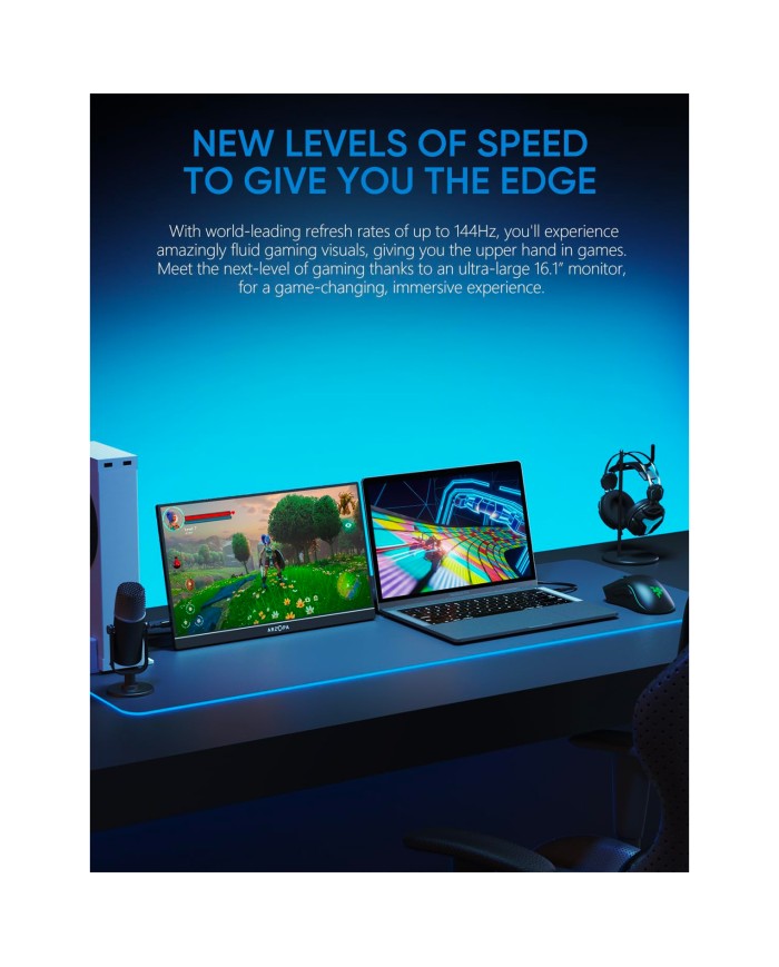 Arzopa Z1FC – Moniteur Gaming Portable 16.1”