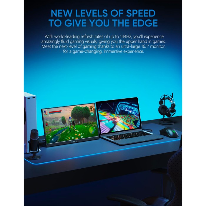 Arzopa Z1FC – Moniteur Gaming Portable 16.1” Arzopa Z1FC – Moniteur Gaming Portable 16.1”