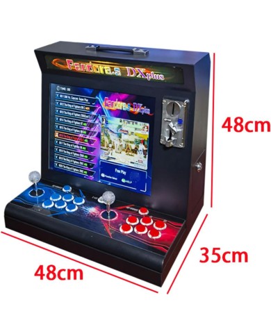 XIXIMENG Pandora Saga DX Plus – Console Rétro Arcade 20008 Jeux en 1 (HDMI/VGA, Mode Pièce, 43,2 cm)