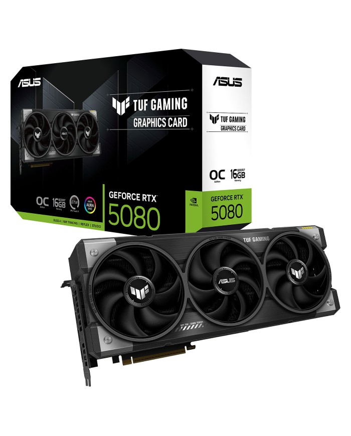 ASUS TUF Gaming RTX 5080 OC 16GB GDDR7- CARTE GRAPHIQUE