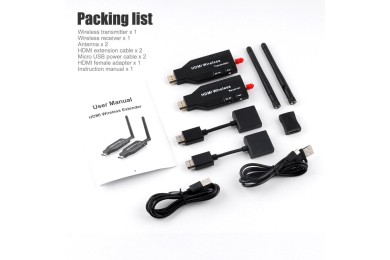 Transmetteur et Récepteur HDMI Sans Fil - 50m | Full HD 1080P