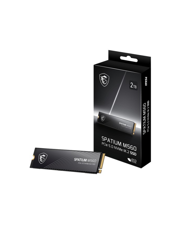 SPATIUM M560 PCIe 5.0 NVMe M.2 2TB | SSD MSI