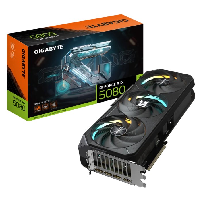 Gigabyte GeForce RTX 5080 GAMING OC 16G Gigabyte GeForce RTX 5080 GAMING OC 16G