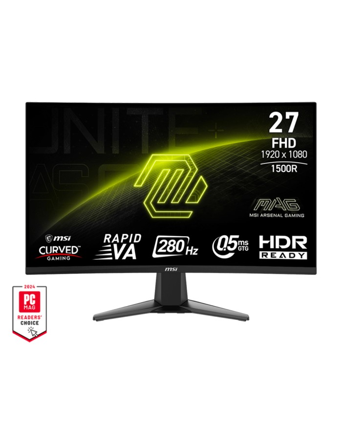 MSI MAG 276CXF 27" Rapid VA FHD 280 Hz - MONITEUR MSI MAG 276CXF 27" Rapid VA FHD 280 Hz - MONITEUR