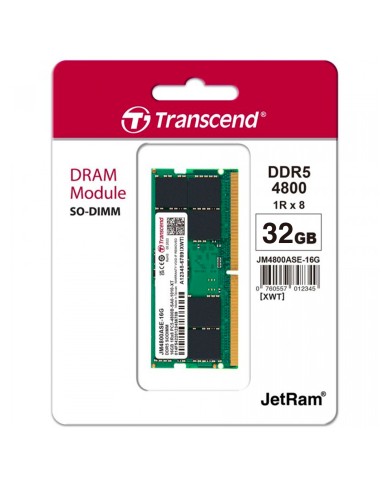TRANSCEND SoDIMM 32GB DDR5 4800Mhz - Pc Gamer Maroc
