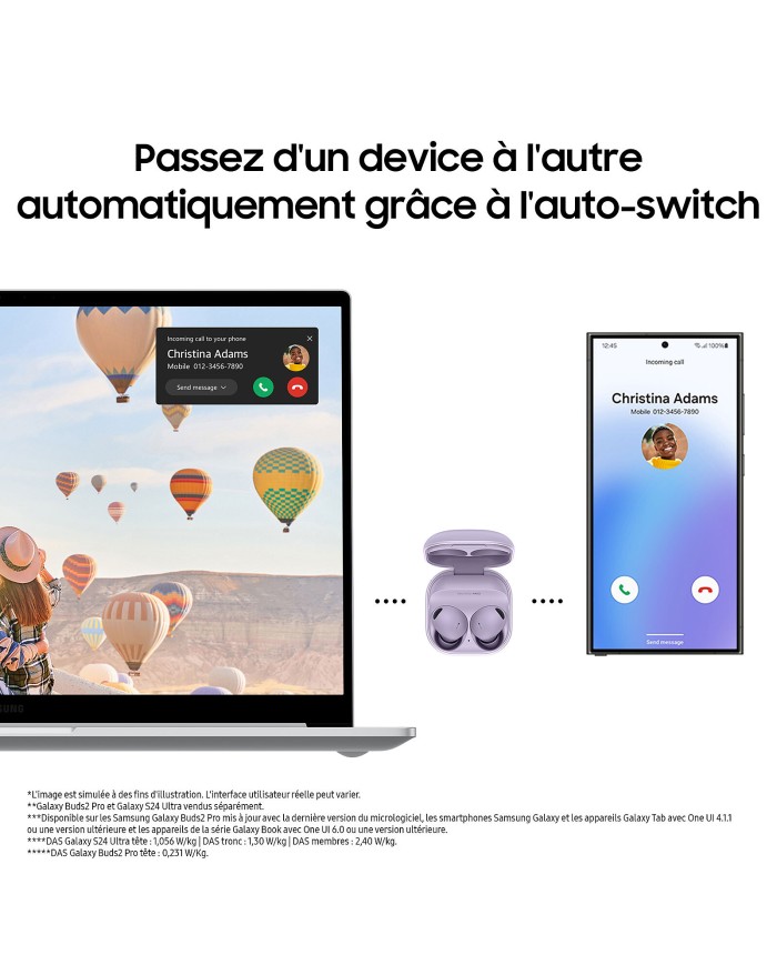 Samsung Galaxy Book4 (NP750XGK-KB1FR). - PC portable