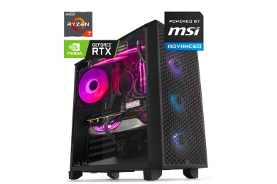 PC Gamer Gladiator Ryzen 7-RTX 4060 - Meilleur Rapport Qualité/Prix