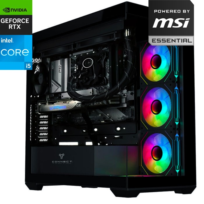 PC Gamer Connect Ryzen 5 7600 | MSI RTX 4060 Ti | 16 Go DDR5 | 1 To SSD – Puissance et Performance PC Gamer Connect Ryzen 5 7600 | MSI RTX 4060 Ti | 16 Go DDR5 | 1 To SSD – Puissance et Performance
