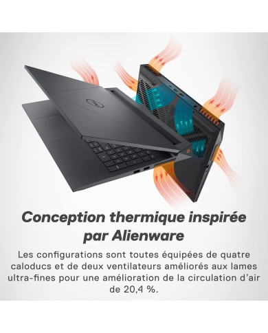 Dell G15 5530 15.6" FHD 165Hz i7-13650HX,RTX4060, 16GB RAM, 1TB  - PC PORTABLE Dell G15 5530 15.6" FHD 165Hz i7-13650HX,RTX4060, 16GB RAM, 1TB  - PC PORTABLE