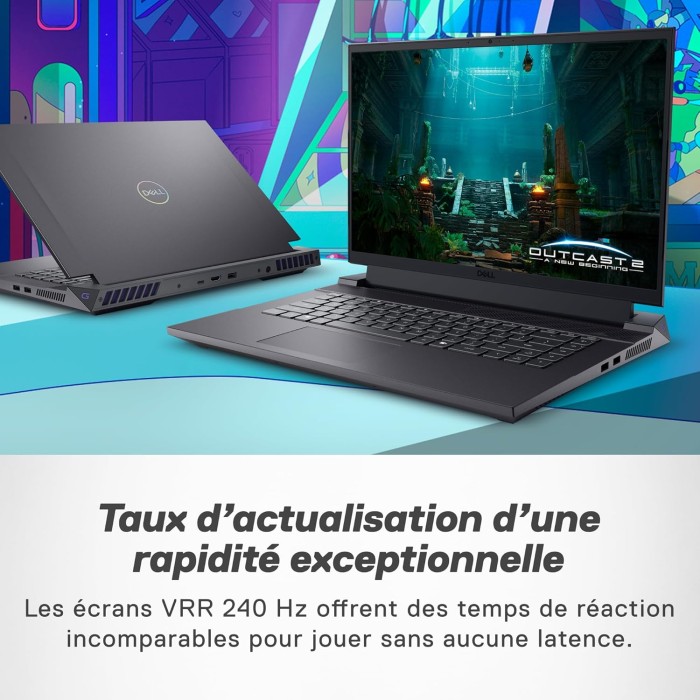 Dell G16 7630 i9, RTX 4060, 240Hz QHD+ Écran, 32Go RAM, 1To SSD, Win11 - PC PORTABLE Dell G16 7630 i9, RTX 4060, 240Hz QHD+ Écran, 32Go RAM, 1To SSD, Win11 - PC PORTABLE