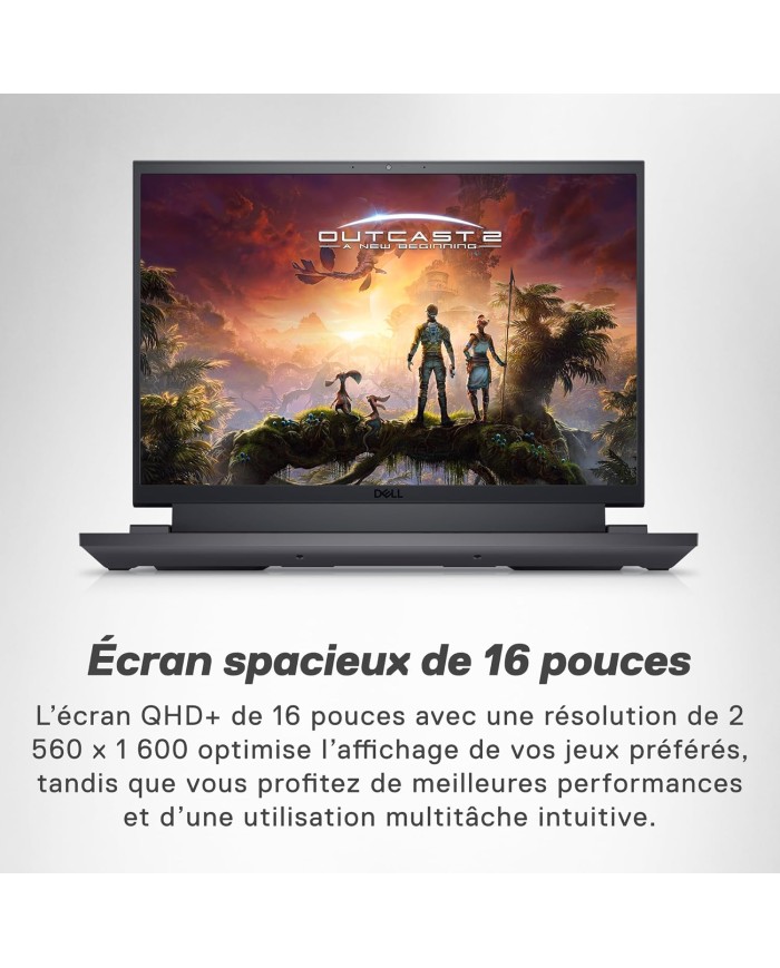 Dell G16 7630 i9, RTX 4060, 240Hz QHD+ Écran, 32Go RAM, 1To SSD, Win11 - PC PORTABLE