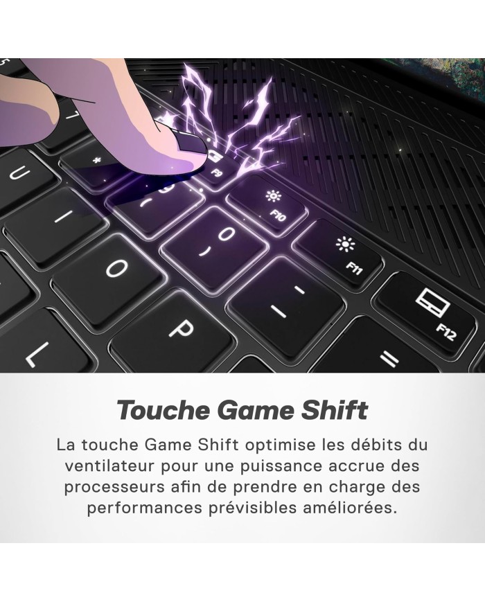 Dell G16 7630 i9, RTX 4060, 240Hz QHD+ Écran, 32Go RAM, 1To SSD, Win11 - PC PORTABLE