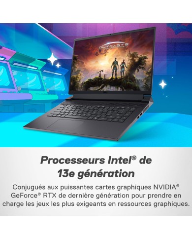 Dell G16 7630 i9, RTX 4060, 240Hz QHD+ Écran, 32Go RAM, 1To SSD, Win11 - PC PORTABLE Dell G16 7630 i9, RTX 4060, 240Hz QHD+ Écran, 32Go RAM, 1To SSD, Win11 - PC PORTABLE