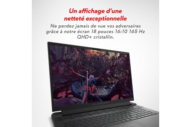 Alienware m18 R2  18" QHD+ 165 Hz|i9-14900HX | RTX 4070 | 32 Go | 1 To | WINDOWS 11 FAMILLE Alienware m18 R2  18" QHD+ 165 Hz|i9-14900HX | RTX 4070 | 32 Go | 1 To | WINDOWS 11 FAMILLE