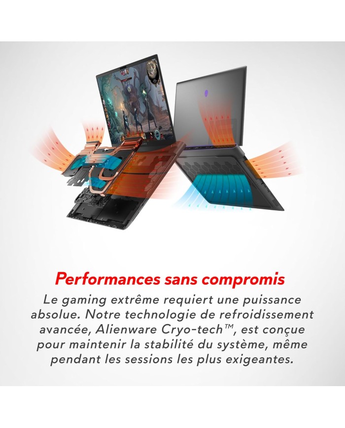 Alienware m18 R2  18" QHD+ 165 Hz|i9-14900HX | RTX 4070 | 32 Go | 1 To | WINDOWS 11 FAMILLE Alienware m18 R2  18" QHD+ 165 Hz|i9-14900HX | RTX 4070 | 32 Go | 1 To | WINDOWS 11 FAMILLE