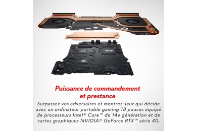 Alienware m18 R2  18" QHD+ 165 Hz|i9-14900HX | RTX 4070 | 32 Go | 1 To | WINDOWS 11 FAMILLE Alienware m18 R2  18" QHD+ 165 Hz|i9-14900HX | RTX 4070 | 32 Go | 1 To | WINDOWS 11 FAMILLE