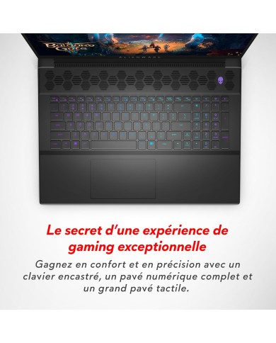Alienware m18 R2  18" QHD+ 165 Hz|i9-14900HX | RTX 4070 | 32 Go | 1 To | WINDOWS 11 FAMILLE Alienware m18 R2  18" QHD+ 165 Hz|i9-14900HX | RTX 4070 | 32 Go | 1 To | WINDOWS 11 FAMILLE