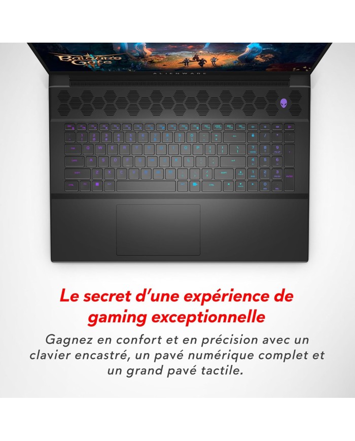 Alienware m18 R2  18" QHD+ 165 Hz|i9-14900HX | RTX 4070 | 32 Go | 1 To | WINDOWS 11 FAMILLE Alienware m18 R2  18" QHD+ 165 Hz|i9-14900HX | RTX 4070 | 32 Go | 1 To | WINDOWS 11 FAMILLE