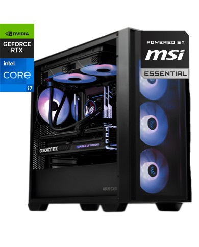 PC Gamer MSI ESSENTIAL i7-14700KF, RTX 5070, 32GB DDR5, SSD 2To