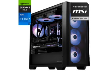 PC Gamer MSI ESSENTIAL i7-14700KF, RTX 5070, 32GB DDR5, SSD 2To PC Gamer MSI ESSENTIAL i7-14700KF, RTX 5070, 32GB DDR5, SSD 2To