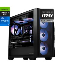 PC Gamer MSI ESSENTIAL i7-14700KF, RTX 5070, 32GB DDR5, SSD 2To PC Gamer MSI ESSENTIAL i7-14700KF, RTX 5070, 32GB DDR5, SSD 2To