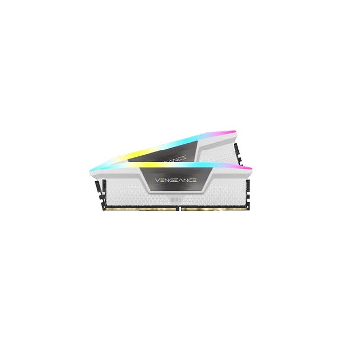 Corsair Vengeance RGB DDR5 32 Go (2 x 16 Go) 5600 MHz CL36 BLANC Corsair Vengeance RGB DDR5 32 Go (2 x 16 Go) 5600 MHz CL36 BLANC