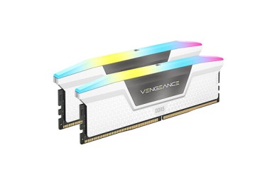 Corsair Vengeance RGB DDR5 32 Go (2 x 16 Go) 5600 MHz CL36 BLANC Corsair Vengeance RGB DDR5 32 Go (2 x 16 Go) 5600 MHz CL36 BLANC