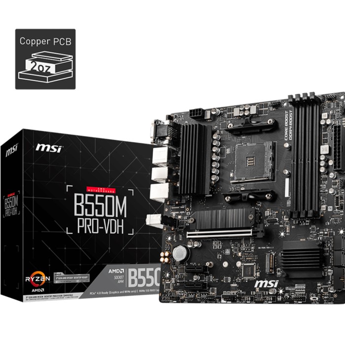 MSI B550M PRO-VDH - Motherboard MSI B550M PRO-VDH - Motherboard