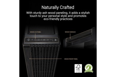 BOITIER ASUS PROART PA602 WOOD METAL PWM NOIR BOITIER ASUS PROART PA602 WOOD METAL PWM NOIR
