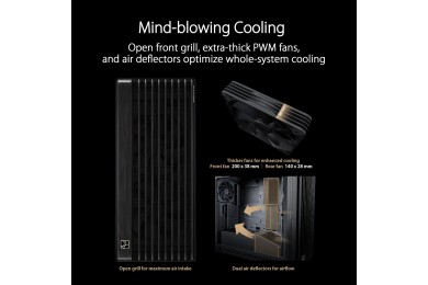 BOITIER ASUS PROART PA602 WOOD METAL PWM NOIR BOITIER ASUS PROART PA602 WOOD METAL PWM NOIR