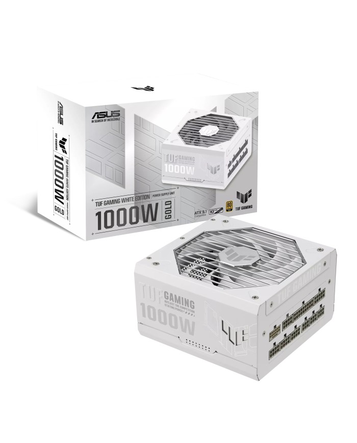 ASUS TUF Gaming 1000W Gold EDITION BLANC - Alimentation PC ASUS TUF Gaming 1000W Gold EDITION BLANC - Alimentation PC