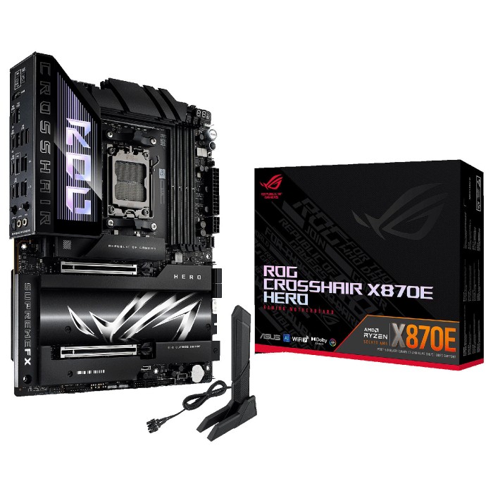 ASUS ROG CROSSHAIR X870E HERO - Carte mère ASUS ROG CROSSHAIR X870E HERO - Carte mère