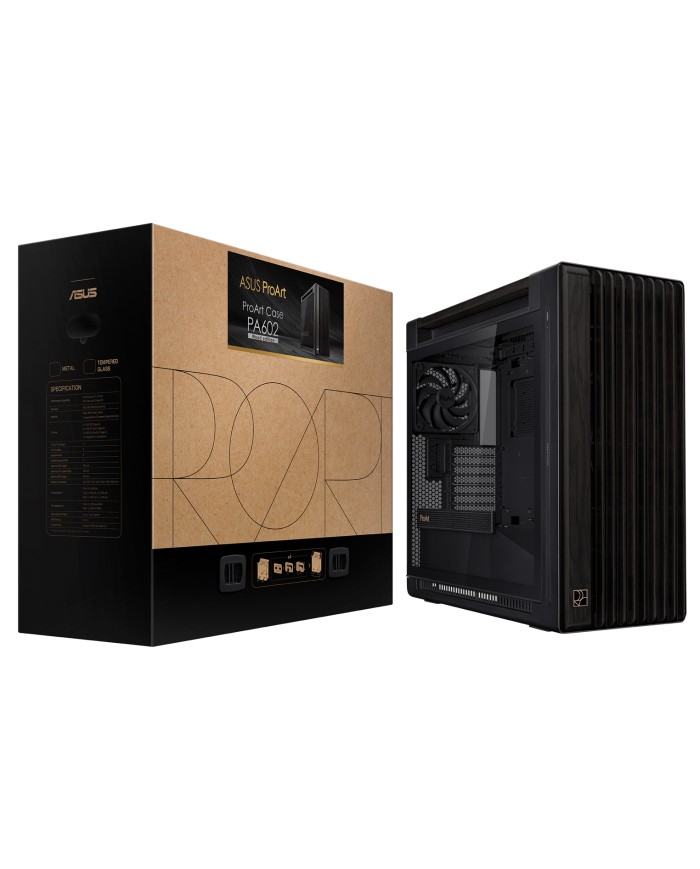 ASUS ProArt PA602 Wood Edition Tempered Glass Panel - Boîtier Gamer