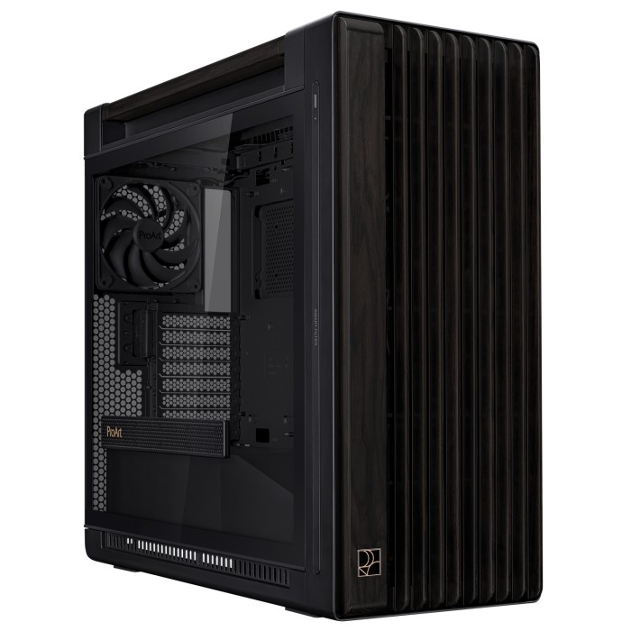 ASUS ProArt PA602 Wood Edition Tempered Glass Panel - Boîtier Gamer ASUS ProArt PA602 Wood Edition Tempered Glass Panel - Boîtier Gamer