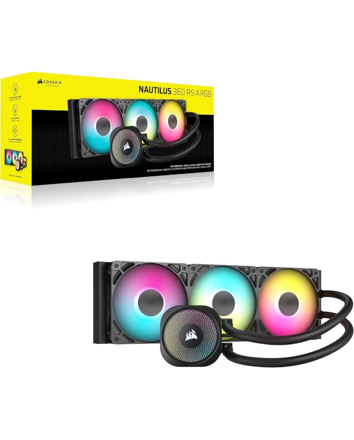 Corsair Nautilus 360 RS ARGB (Noir) - REFROIDISSEUR PROCESSEUR