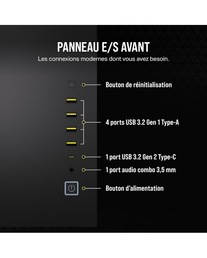 CORSAIR 6500X Boîtier PC mATX Mid-Tower - BOITIER PC