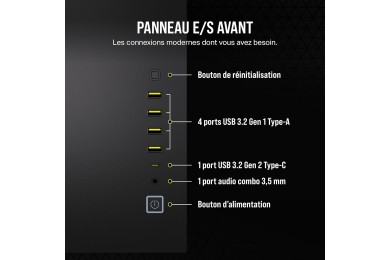 CORSAIR 6500X Boîtier PC mATX Mid-Tower - BOITIER PC